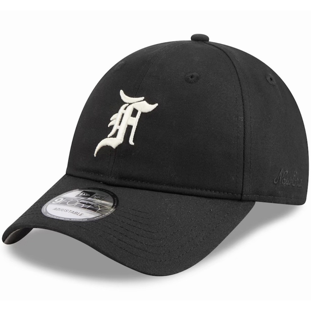 NEW ERA Fear of God Essentials Chicago White Sox 9FORTY Adjustable Hat Black New